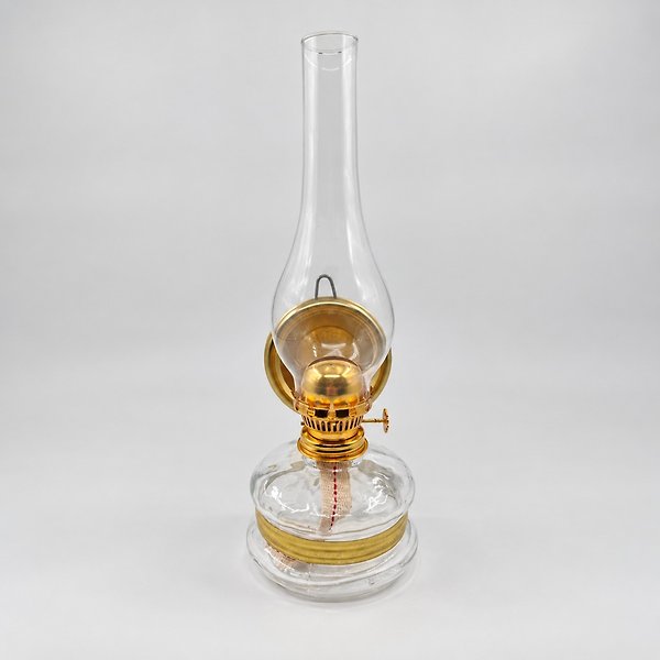 Renkli Klasik Gaz Lambası 33 cm Şeffaf