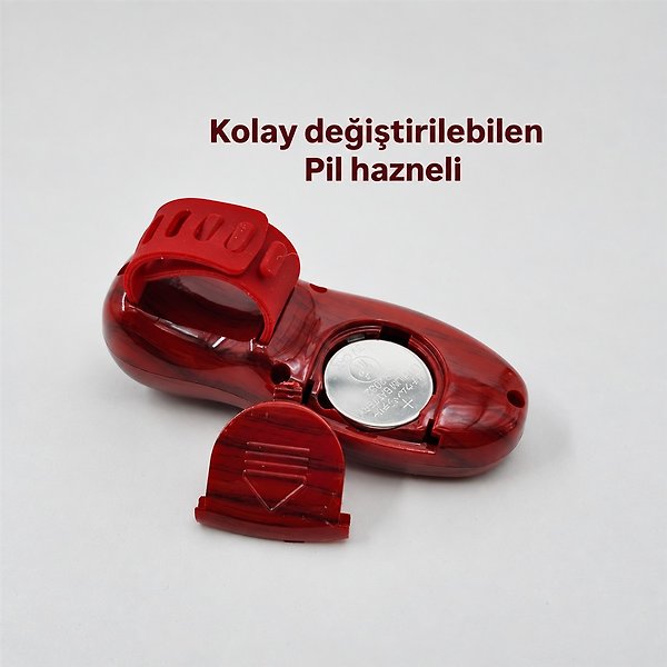 Avuç İçi Dijital Tesbih Zikirmatik Bordo
