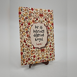 Hadis-i Şerif ve Ayetli Kapak Defter