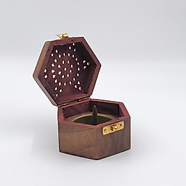 El Yapımı Ahşap Sandık Model Tütsülük