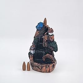 Doğa Manzara Temalı Geri Akış Şelale Tütsülük