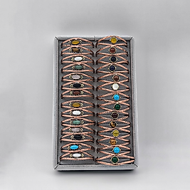 Ayarlanabilir Orijinal Bakır Doğal Taşlı Bileklik