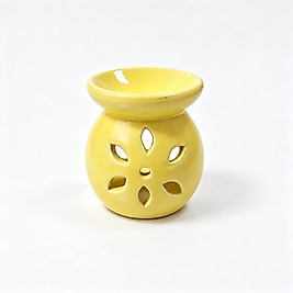 Seramik Buhurdanlık 8 cm Sarı