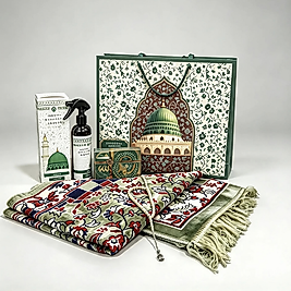 Ravza Temalı Hediyelik Özel Çantalı Set