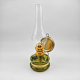 Renkli Klasik Gaz Lambası 33 cm Yeşil
