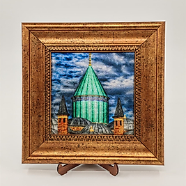 Halı Kumaş Tablo 20x20 cm