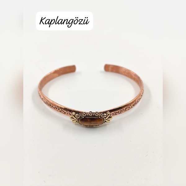 Kaplangözü Taşlı Bakır Bileklik
