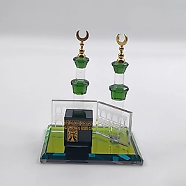 Kristal Mescid-i Haram Kabe Biblo