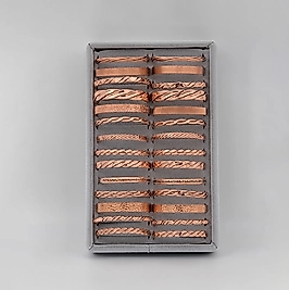 Ayarlanabilir Burgu Model Bakır Bileklik