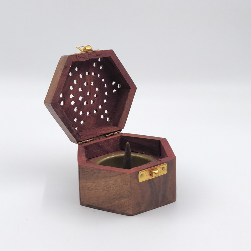 El Yapımı Ahşap Sandık Model Tütsülük