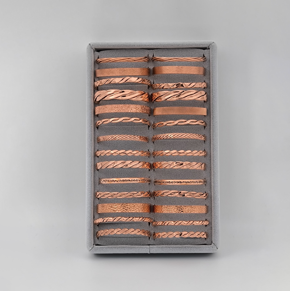 Ayarlanabilir Burgu Model Bakır Bileklik