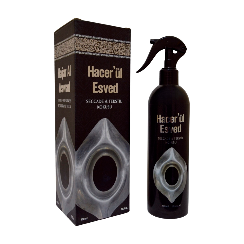 Hacerü’l Esved Esanslı Özel Üretim Oda ve Tekstil Spreyi – 400 ml