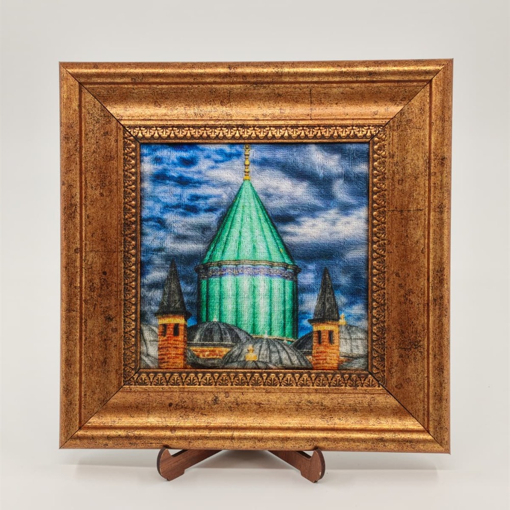 Halı Kumaş Tablo 20x20 cm