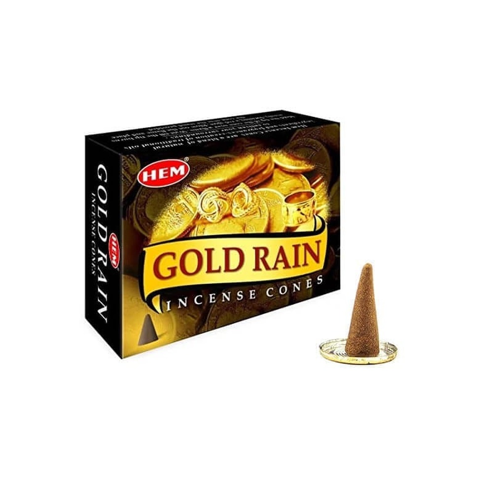 HEM Gold Rain Piramit Tütsü